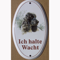 Hundeschilder mit Standardmotiven Cocker Spaniel
