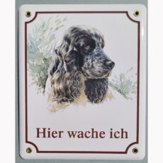 Hundeschild mit Standardmotiv Cocker Spaniel