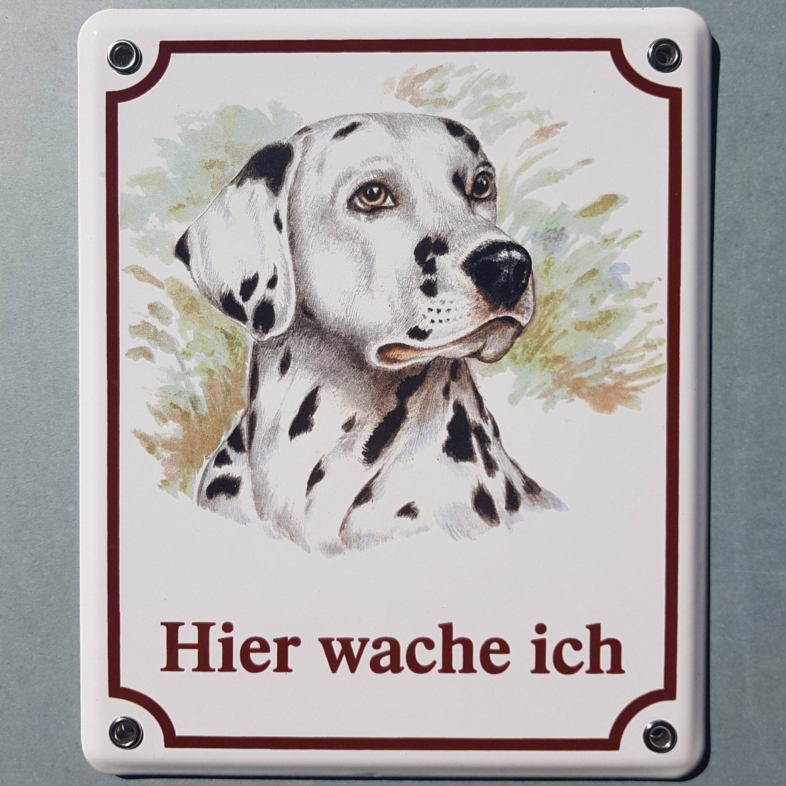 Hundeschilder mit Standardmotiven Dalmatiner