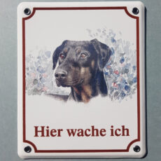 Hundeschilder mit Standardmotiven  Dobermann