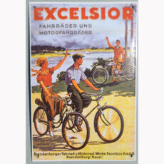 Nostalgieschilder Excelsoir Fahrräder und Motorfahrräder