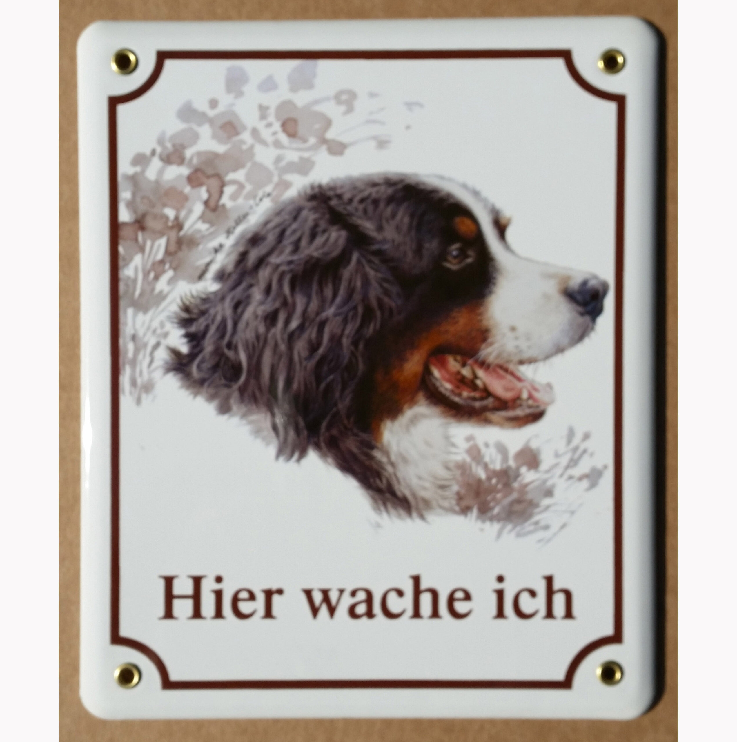 Hundeschilder mit Standardmotiv Sennenhund