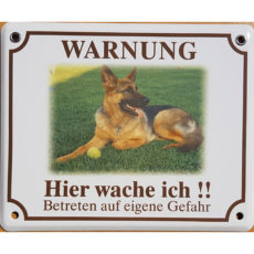 Hundeschilder mit eigenem Motiv - eckig,